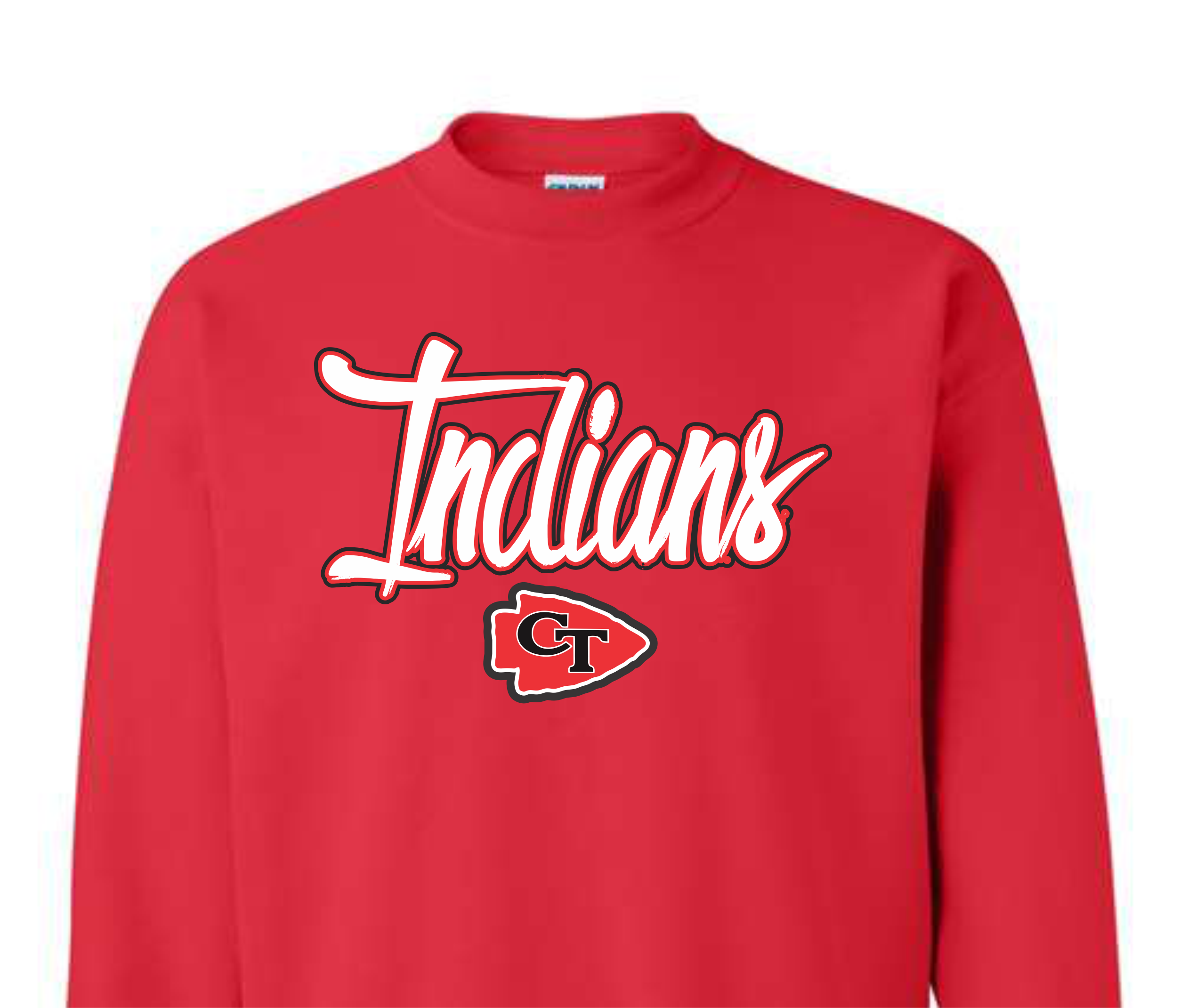 CT Indians Crewneck Sweatshirt 2025 | Lilac Graphics and Design LLC